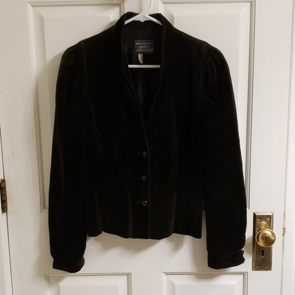 Black Velvet Jacket/Blazer